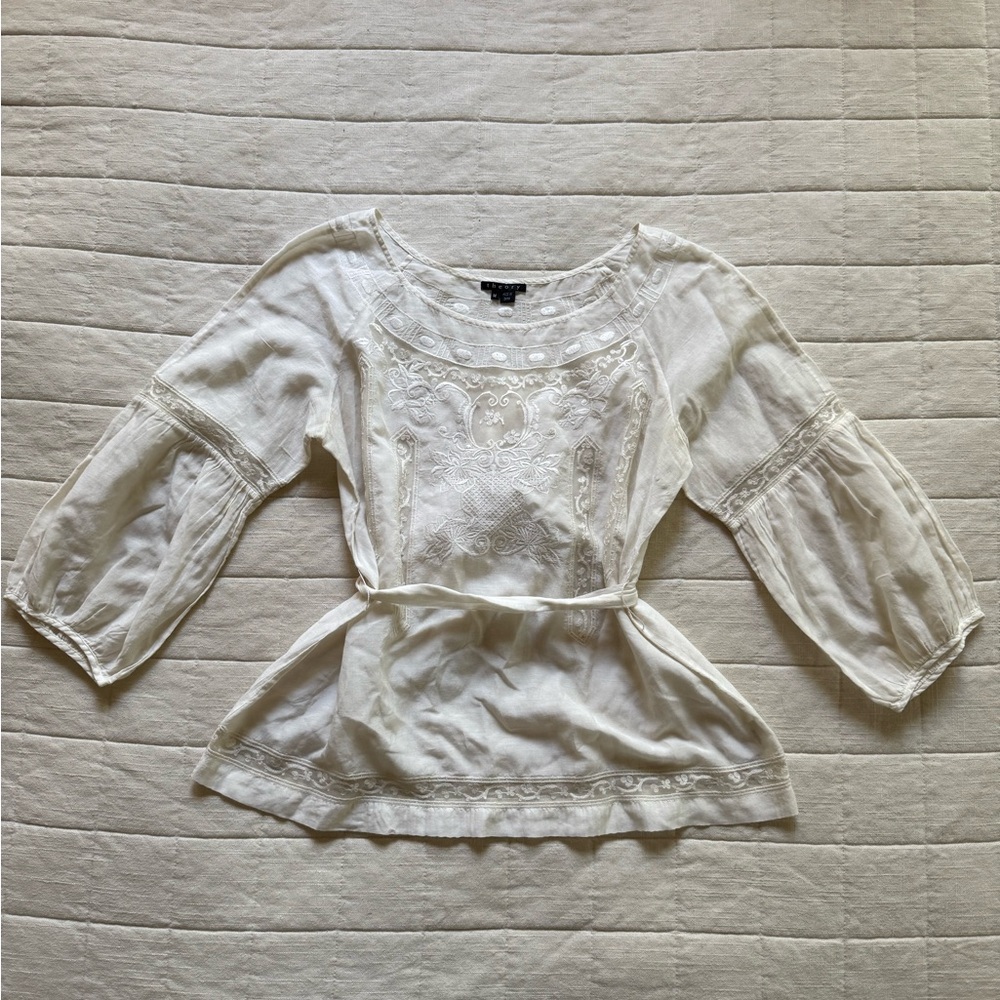 Vintage Theory Embroidered Top • Size M